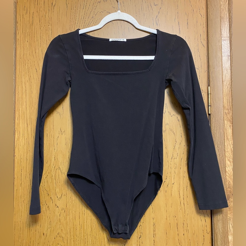 Black Long Sleeve Bodysuit